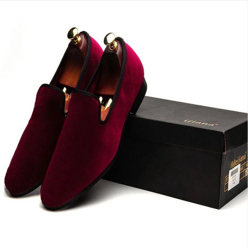 Men Wedding Shoes Velvet one-foot shoes are versatile durable casual for all seasons Party Shoes A25
Men Wedding Shoes Velvet one-foot shoes are versatile durable casual for all seasons Party Shoes A25