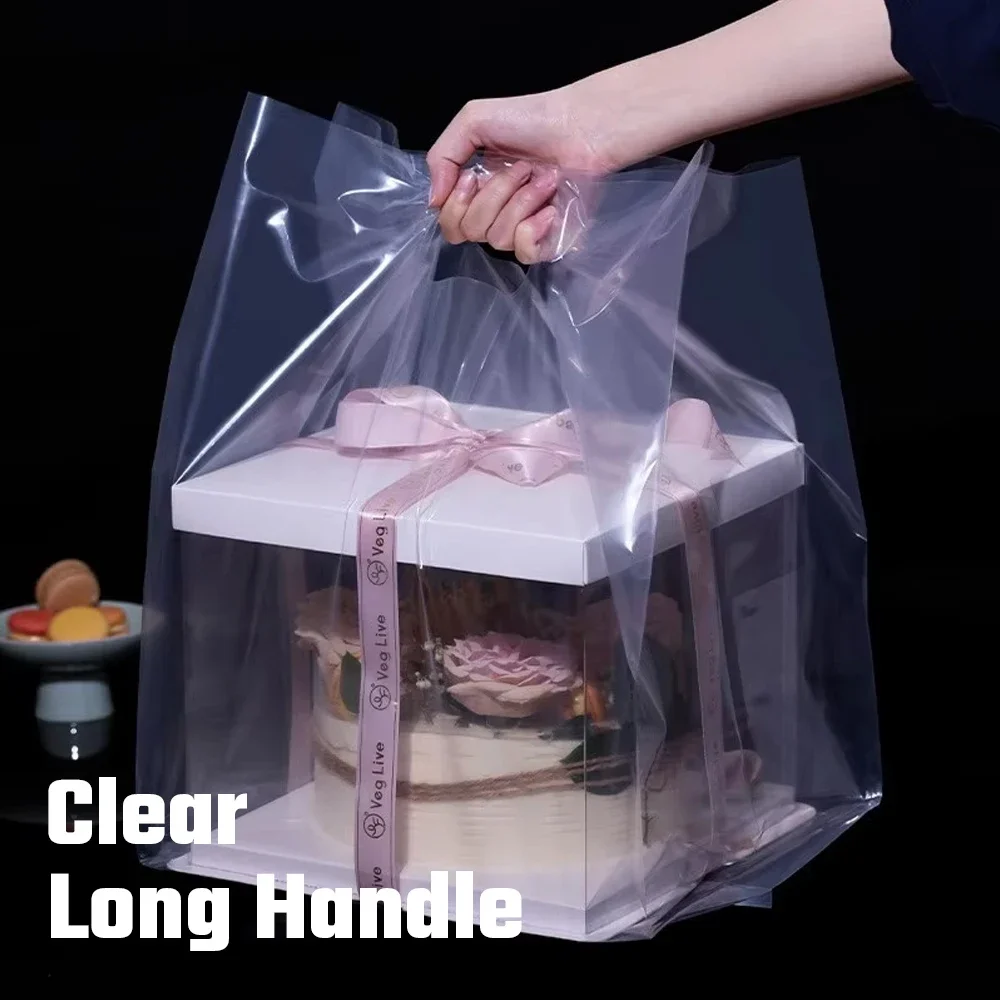 4/6/8 inch Frosted Translucent PE Clear Plastic Bags Custom Logo Cake Bread Pizza Dessert Food Packaging Takeaway Bags 50Pcs/lot
4/6/8 inch Frosted Translucent PE Clear Plastic Bags Custom Logo Cake Bread Pizza Dessert Food Packaging Takeaway Bags 50Pcs/lot