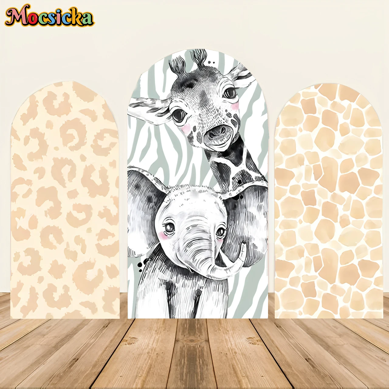 Mochicka double stitched arch photography background baby shower decoration birthday party animal photo background studio props
Mochicka double stitched arch photography background baby shower decoration birthday party animal photo background studio props