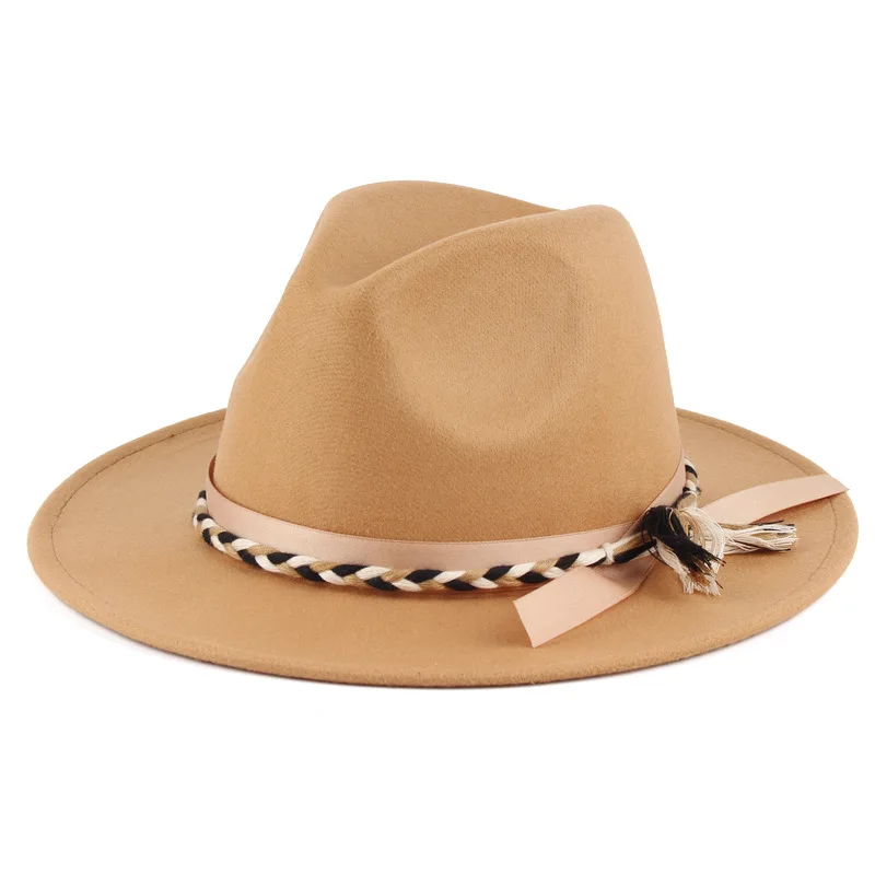 Woolen Felt-like Fedora Hat, Fashionable And British Style Jazz Hat In Multiple Colors, Made Of Polyester And Cotton
Woolen Felt-like Fedora Hat, Fashionable And British Style Jazz Hat In Multiple Colors, Made Of Polyester And Cotton