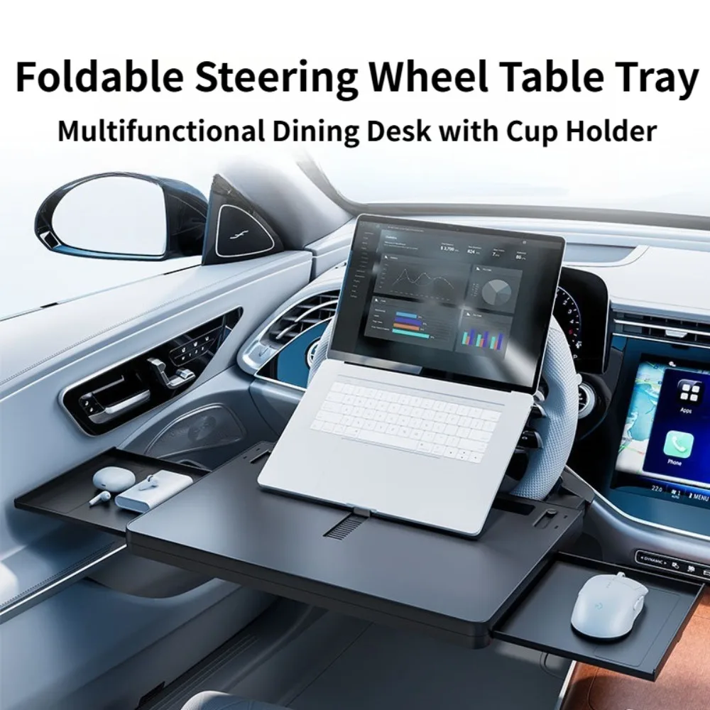 Multifunctional Car Steering Wheel Table Tray Foldable Auto Dining Desk With Cup Holder Suspension Portable Interior Accessory
Multifunctional Car Steering Wheel Table Tray Foldable Auto Dining Desk With Cup Holder Suspension Portable Interior Accessory