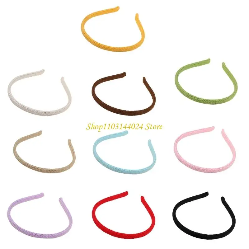 N5KE Warm Knitted Winter Headdress Elastic Resin Hair Band Headwear For Outdoor
N5KE Warm Knitted Winter Headdress Elastic Resin Hair Band Headwear For Outdoor