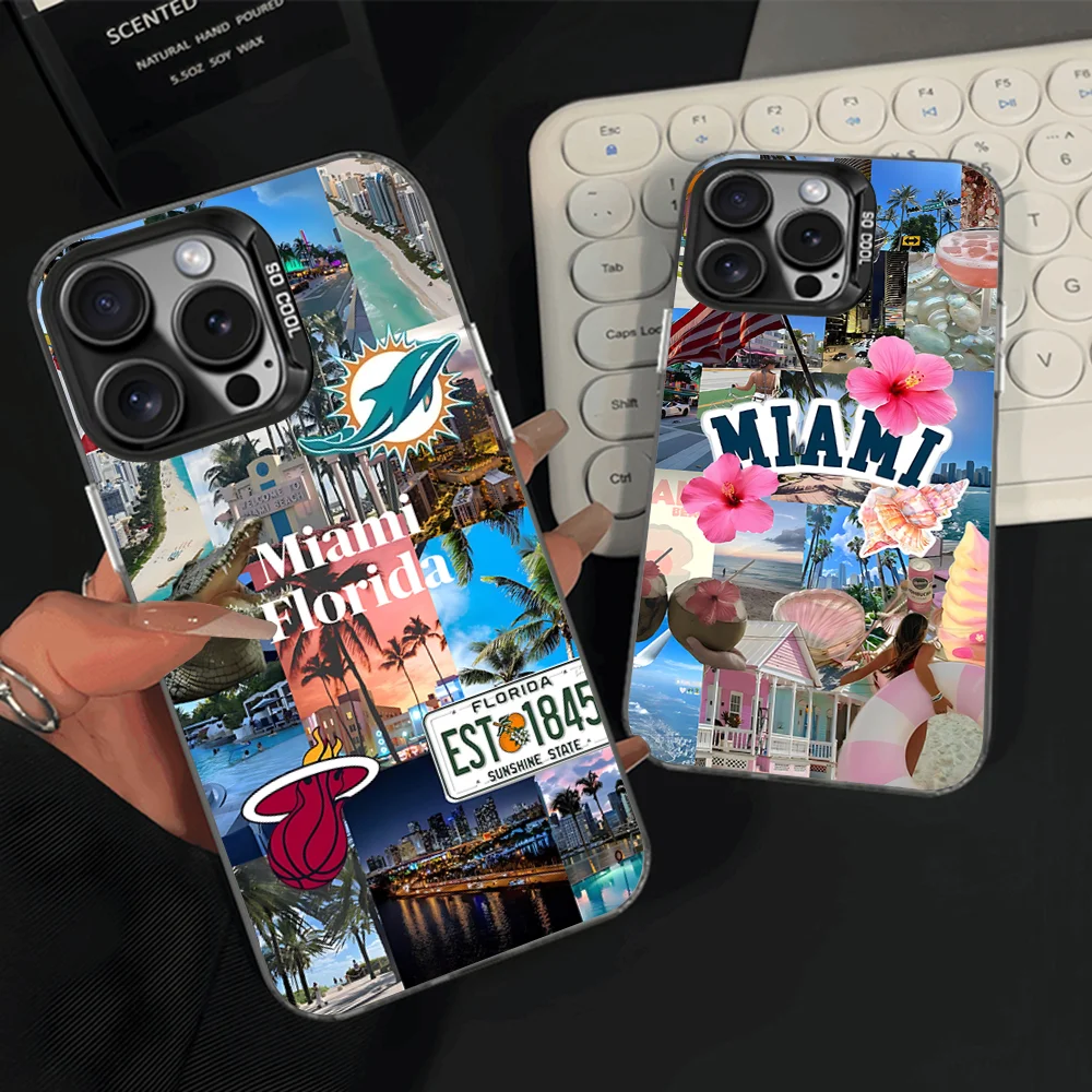 Florida Miami Summer Phone Case For iPhone 16,15,14,13,12,11,Pro,Max,Plus,Mini,XS,SE Anti Fall Black Matte Hard Bumper
Florida Miami Summer Phone Case For iPhone 16,15,14,13,12,11,Pro,Max,Plus,Mini,XS,SE Anti Fall Black Matte Hard Bumper