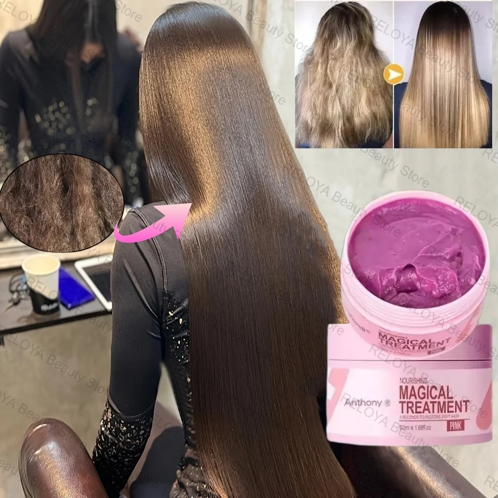 Magical Keratin Hair Mask 5 Seconds Repair Hair Soft Smooth Shiny Deep Moisturize Conditioner for Dry Damaged Hair All Hair Type
Magical Keratin Hair Mask 5 Seconds Repair Hair Soft Smooth Shiny Deep Moisturize Conditioner for Dry Damaged Hair All Hair Type