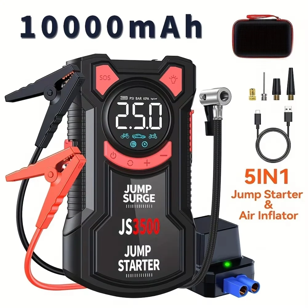 Multifunctional Air Pump With Emergency Start And 150PSI Air Compressor For Digital Tire Inflation
Multifunctional Air Pump With Emergency Start And 150PSI Air Compressor For Digital Tire Inflation
