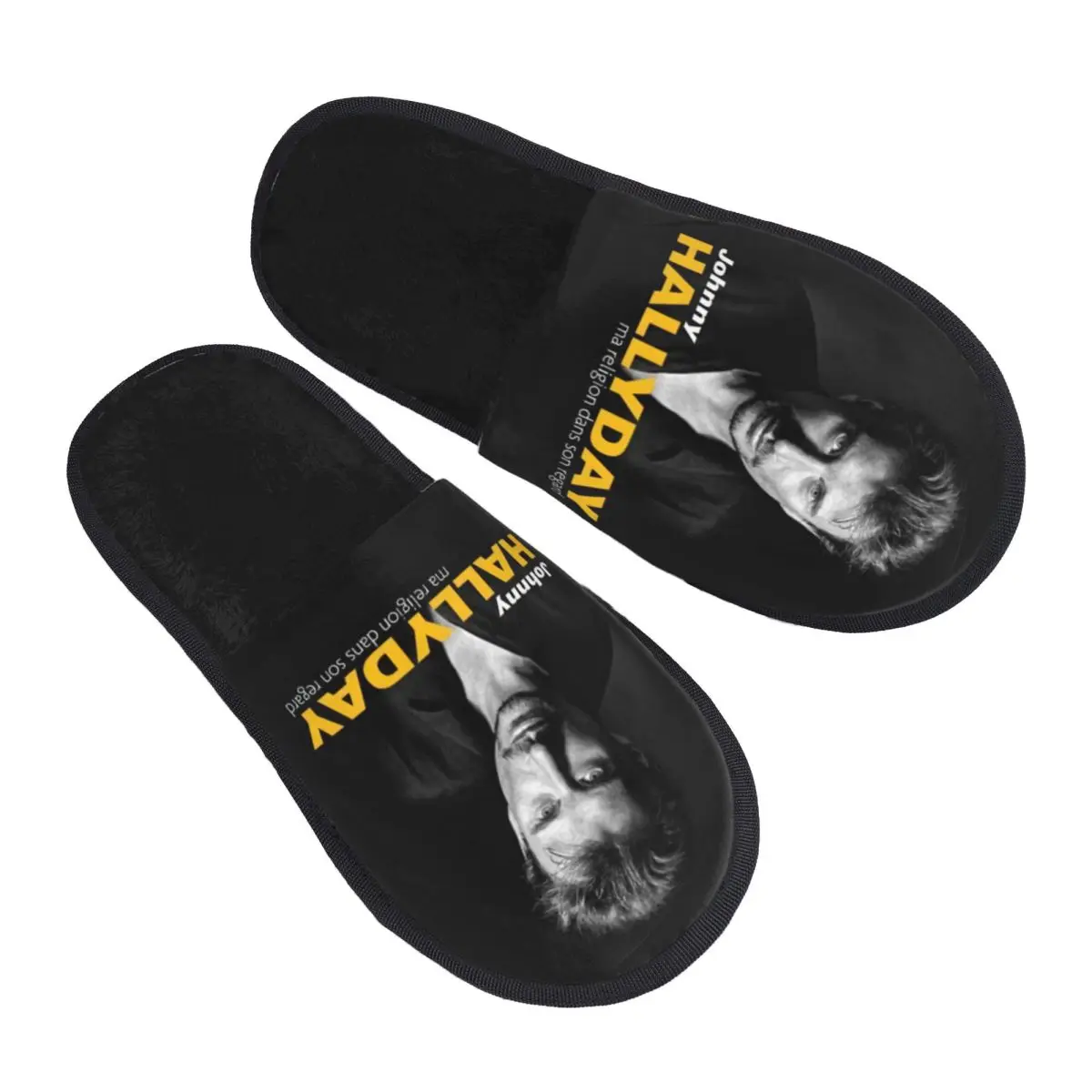 Custom Print Women Johnny Hallyday House Slippers Cozy Warm French Singer Rock Music Memory Foam Fluffy Slipper Indoor Shoes
Custom Print Women Johnny Hallyday House Slippers Cozy Warm French Singer Rock Music Memory Foam Fluffy Slipper Indoor Shoes