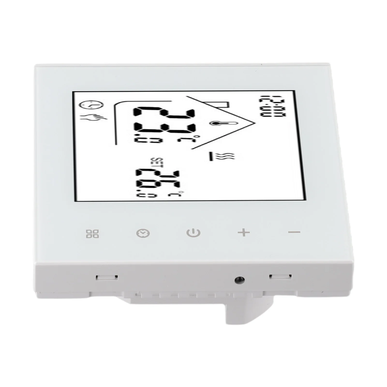 86*86mm Electric Thermostat Intuitive Display Heating Panel Child Lock Thermostat Intuitive Display Temperature Accuracy 0.5 C
86*86mm Electric Thermostat Intuitive Display Heating Panel Child Lock Thermostat Intuitive Display Temperature Accuracy 0.5 C
