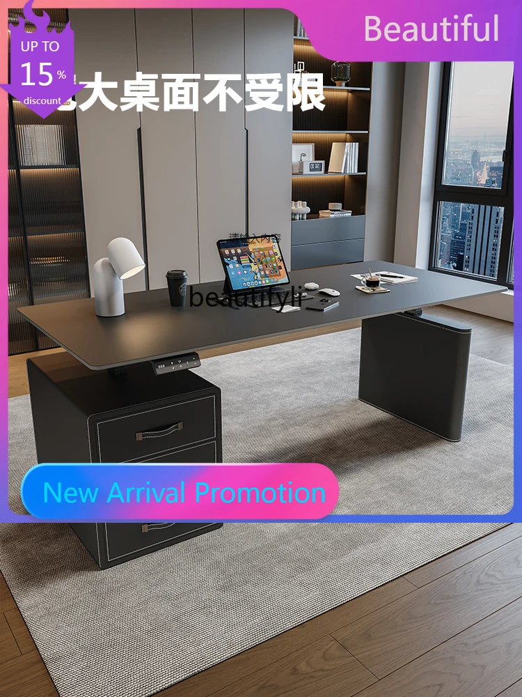 Electric Lifting Computer Desk Home Desktop Standing with Storage Cabinet Bedroom Office Desk G1218
Electric Lifting Computer Desk Home Desktop Standing with Storage Cabinet Bedroom Office Desk G1218