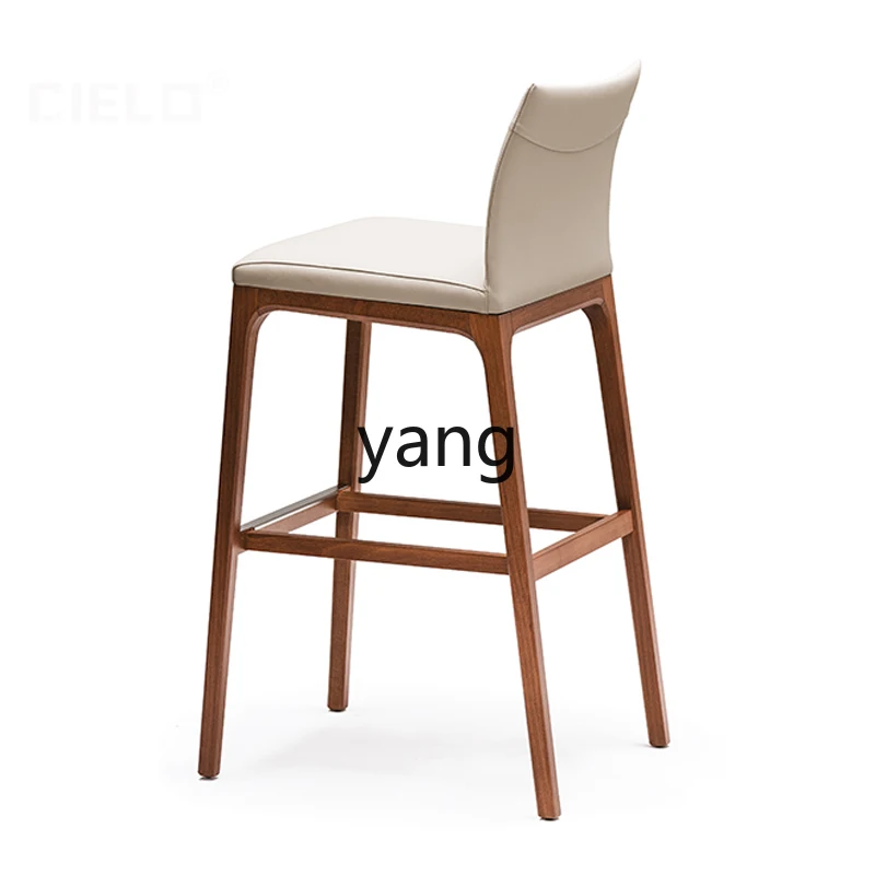 LTT solid wood bar chair high stool household Italian light luxury minimalist retro bar back chair
LTT solid wood bar chair high stool household Italian light luxury minimalist retro bar back chair