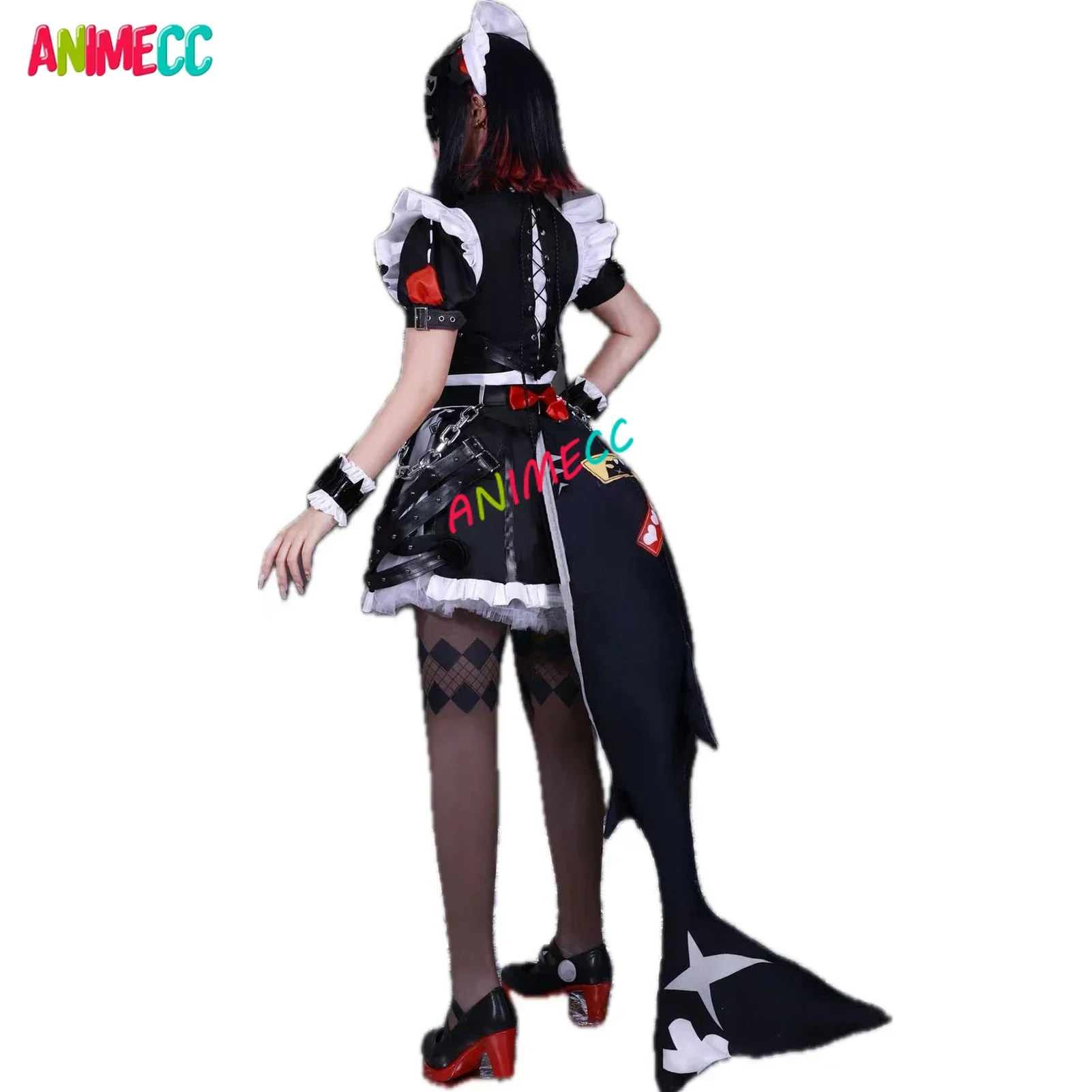 ANIMECC IN STOCK XS-3XL Ellen Joe Zenless Zone Zero Cosplay Costume Wig Tail Anime Game Maid Halloween Party Outfits for Women
ANIMECC IN STOCK XS-3XL Ellen Joe Zenless Zone Zero Cosplay Costume Wig Tail Anime Game Maid Halloween Party Outfits for Women
