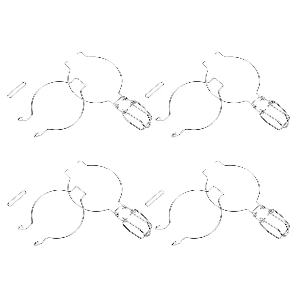 4 Pcs Sealing Can Buckle Stainless Steel Spring Clip Jar Fastenings Easy Use Wide Mouth Glass Containers Storage
4 Pcs Sealing Can Buckle Stainless Steel Spring Clip Jar Fastenings Easy Use Wide Mouth Glass Containers Storage