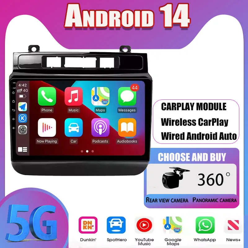 Android 14 Touch Screen For VW Touareg 2010-2019 Car Radio Head Unit Stereo Receiver Multimedia Player GPS CarPlay Navigation
Android 14 Touch Screen For VW Touareg 2010-2019 Car Radio Head Unit Stereo Receiver Multimedia Player GPS CarPlay Navigation