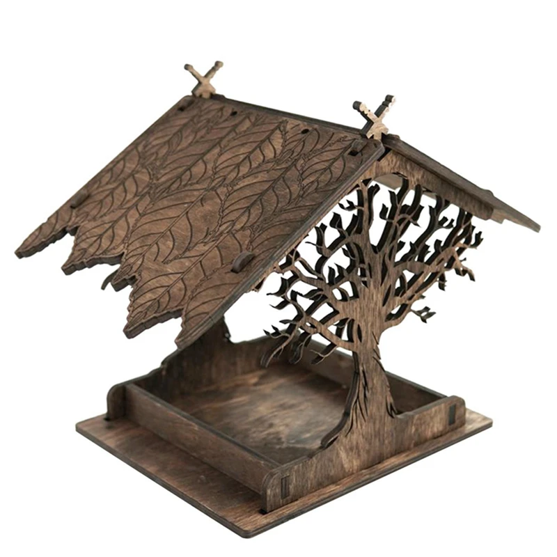 1 PCS Wooden Hanging Birds Feeder Solid Cottage Wood Wild Birds Feeder Wooden Hanging Bird House Waterproof
1 PCS Wooden Hanging Birds Feeder Solid Cottage Wood Wild Birds Feeder Wooden Hanging Bird House Waterproof