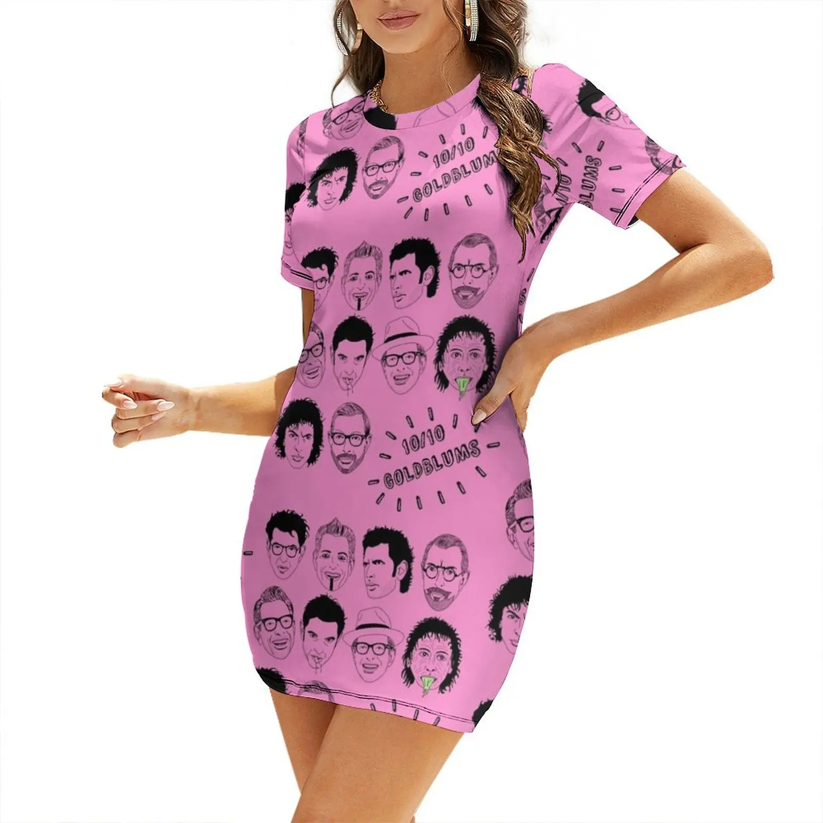 Jeff Goldblum - 10/10 Goldblums Short-Sleeved Dress Evening gown prom clothes Women's skirt Dress
Jeff Goldblum - 10/10 Goldblums Short-Sleeved Dress Evening gown prom clothes Women's skirt Dress