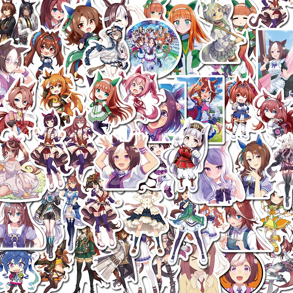 10/30/50pcs Cute Anime Pretty Derby Cartoon Stickers Kawaii Girl Sticker DIY Scrapbook Suitcase Guitar Waterproof Decal Kid Gift
10/30/50pcs Cute Anime Pretty Derby Cartoon Stickers Kawaii Girl Sticker DIY Scrapbook Suitcase Guitar Waterproof Decal Kid Gift