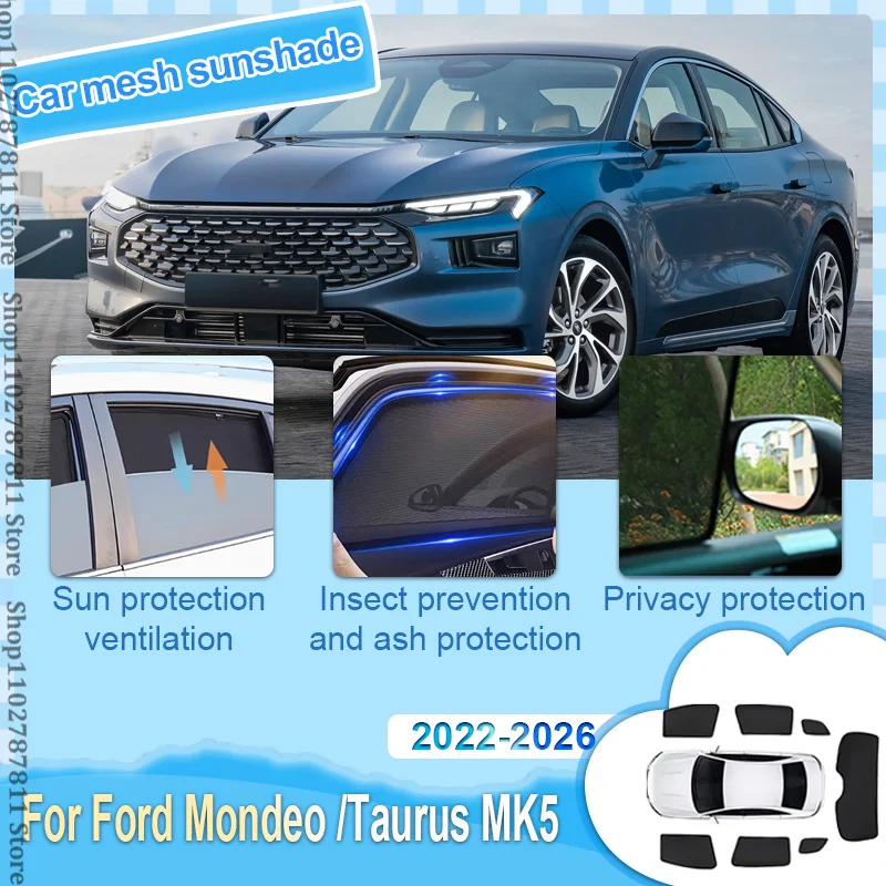 For Ford Mondeo Taurus MK5 2022-2026 Car Mesh Shade Window Sunshade Sunscreen Privacy Curtain Sun Visor Mosquito Auto Accessorie
For Ford Mondeo Taurus MK5 2022-2026 Car Mesh Shade Window Sunshade Sunscreen Privacy Curtain Sun Visor Mosquito Auto Accessorie