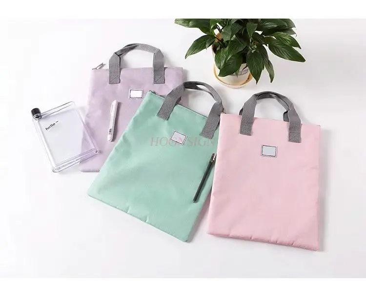 1pcs Handheld A4 file bag, business bag, office archive bag with zipper, material carrying bag
1pcs Handheld A4 file bag, business bag, office archive bag with zipper, material carrying bag
