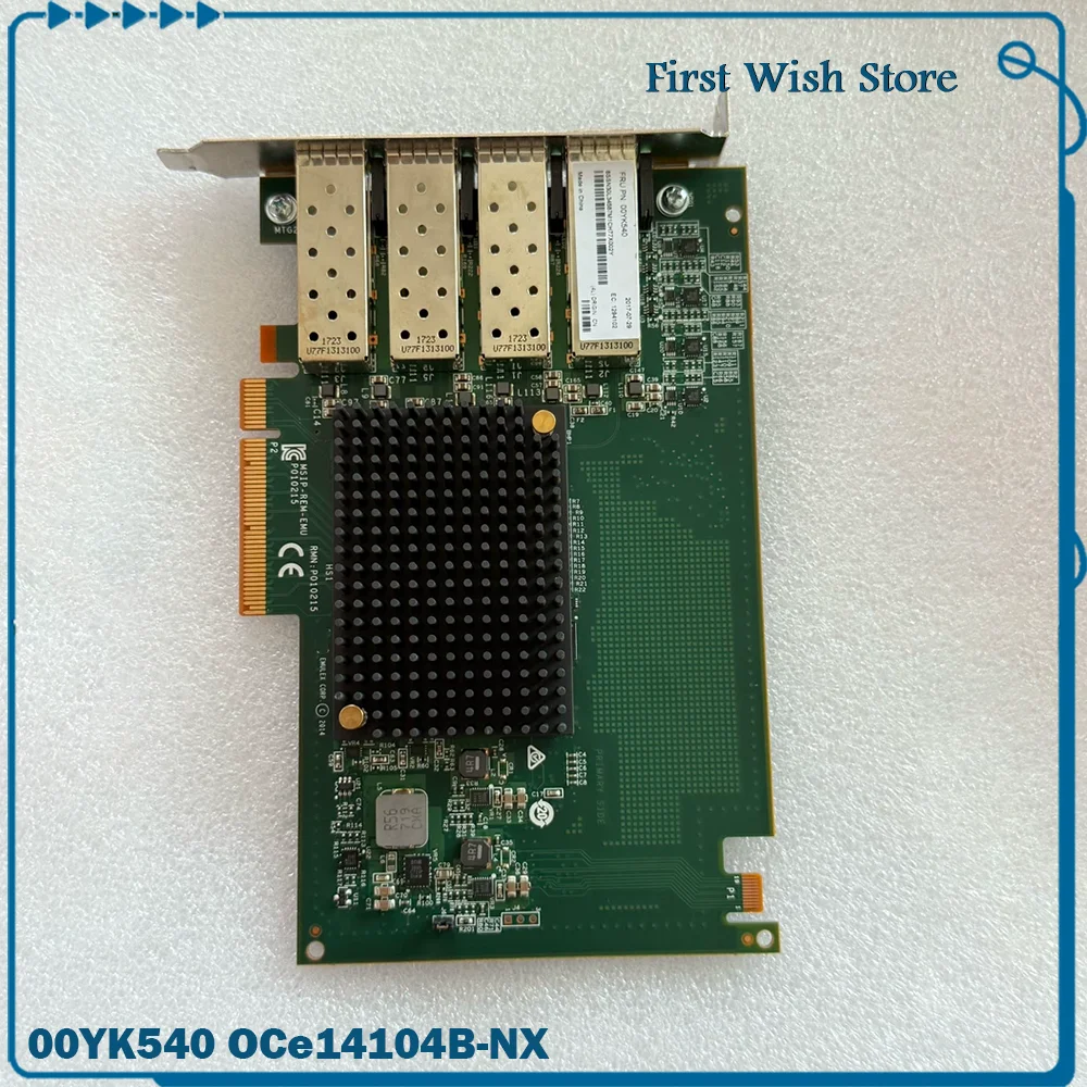 10Gb 4-port fiber network card 00YK540 OCe14104B-NX
10Gb 4-port fiber network card 00YK540 OCe14104B-NX