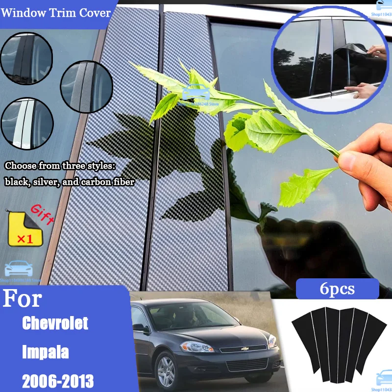 For Chevrolet Impala 2006-2013 2007 2008 2009 2010 2011 Carbon Fiber Window Door Column Deal B C Pillar Post Cover Trim Sticker
For Chevrolet Impala 2006-2013 2007 2008 2009 2010 2011 Carbon Fiber Window Door Column Deal B C Pillar Post Cover Trim Sticker