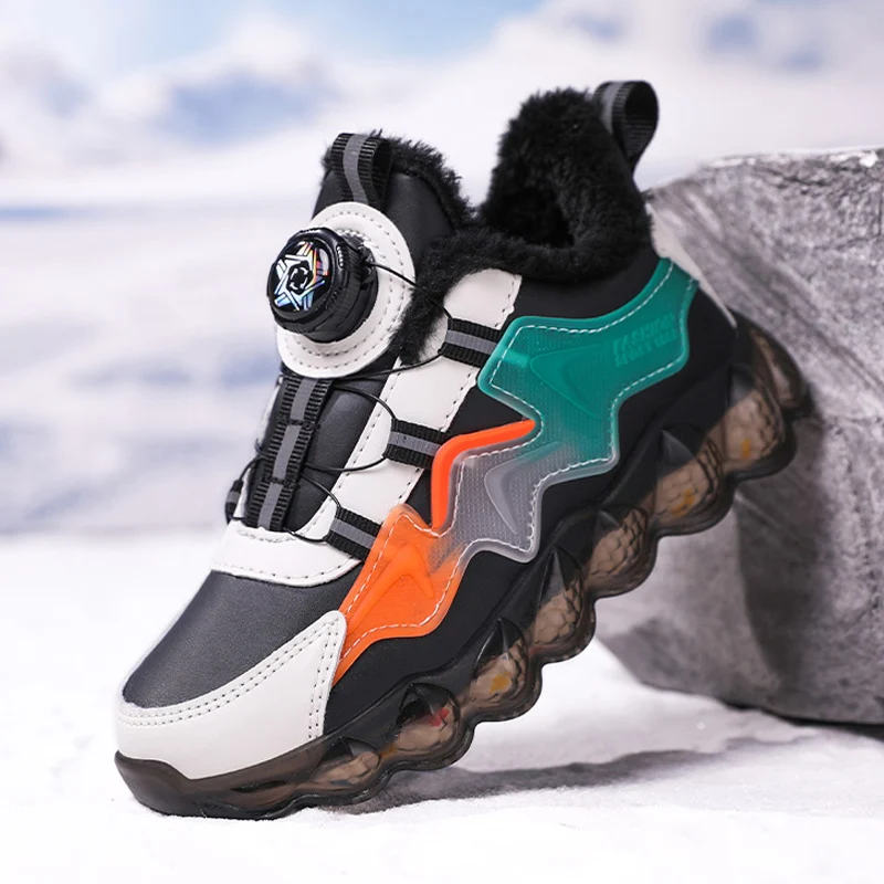 Winter Children Shoes Boys Sneaker Warm Plush Waterproof Kids Snow Shoes Fashion Outdoor School Sports Tennis Shoes for Boy
Winter Children Shoes Boys Sneaker Warm Plush Waterproof Kids Snow Shoes Fashion Outdoor School Sports Tennis Shoes for Boy