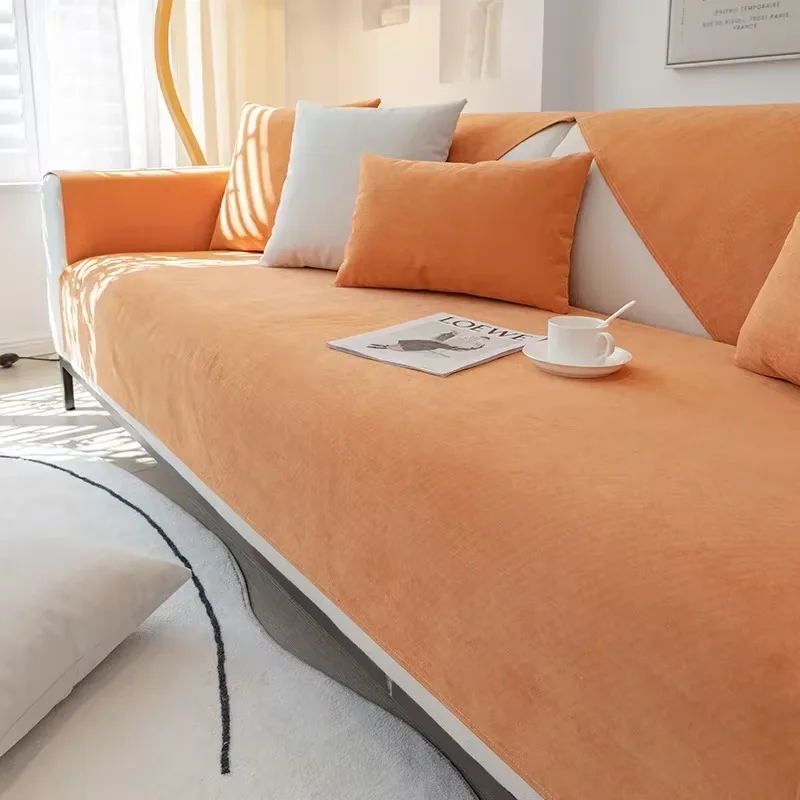 Waterproof Sofa Cushion Anti-scratch Sofa Cover Solid Color Chenille Non-slip Four Seasons Universal Sofa Protection Cover
Waterproof Sofa Cushion Anti-scratch Sofa Cover Solid Color Chenille Non-slip Four Seasons Universal Sofa Protection Cover