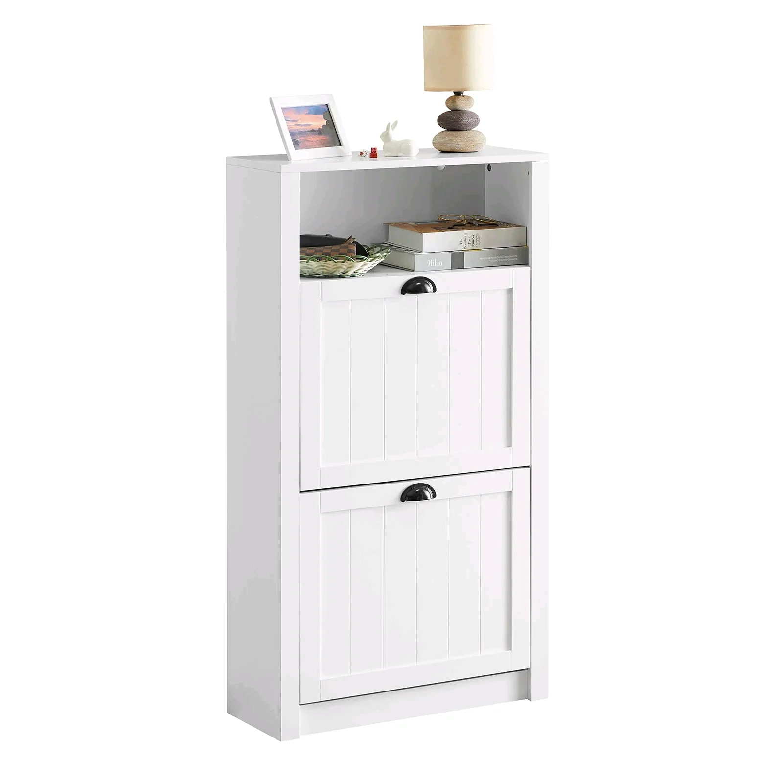 Luxury Modern Wooden Shoe Rack Cabinet Double-deck Dump Shoe Storage Cabinet
Luxury Modern Wooden Shoe Rack Cabinet Double-deck Dump Shoe Storage Cabinet
