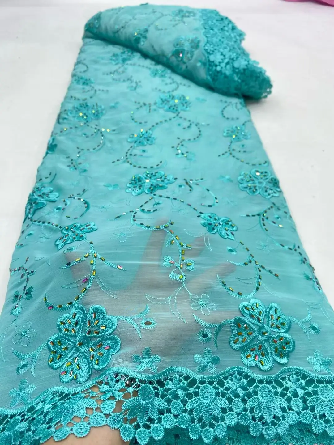 African Chiffon Cord Lace Fabric for Women, Nigerian Embroidery, Water Soluble Lace for Sewing, Wedding Dress, 2026 Stone M201-1
African Chiffon Cord Lace Fabric for Women, Nigerian Embroidery, Water Soluble Lace for Sewing, Wedding Dress, 2026 Stone M201-1