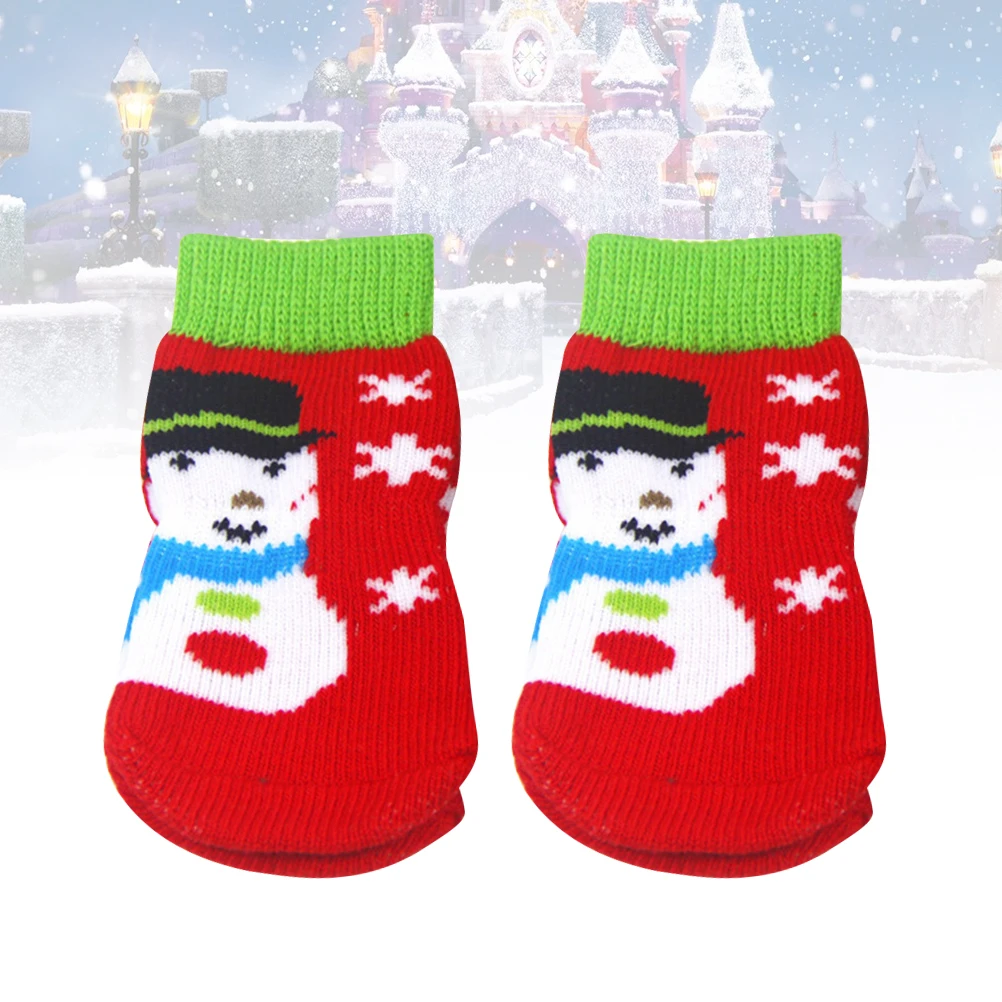 4Pcs Pet Dog Cat Socks Cotton Material Anti Slip Sole Cartoon Pattern Protect Paws from Soiled Feet Cold Snow Ice Salt
4Pcs Pet Dog Cat Socks Cotton Material Anti Slip Sole Cartoon Pattern Protect Paws from Soiled Feet Cold Snow Ice Salt