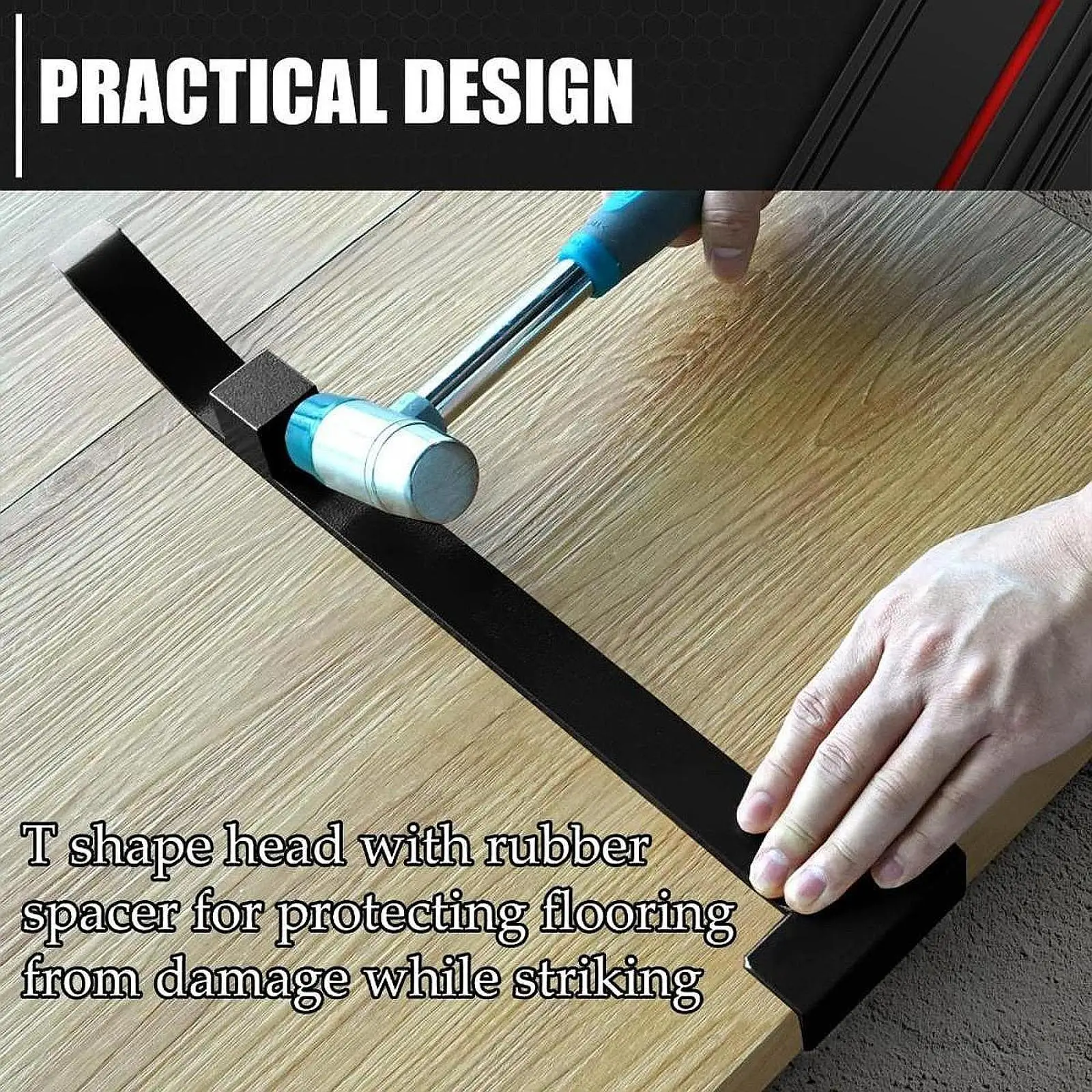 Multifunctional Flooring Pull Bar Tool Impact Resistant Construction for Tightening Wooden Floorboards
Multifunctional Flooring Pull Bar Tool Impact Resistant Construction for Tightening Wooden Floorboards