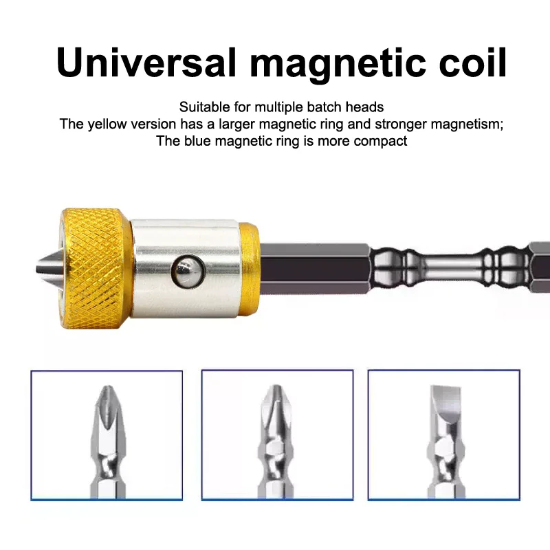 Universal 1 PCS Magnetic Ring Alloy Magnetic Ring Screwdriver Bits Anti-corrosion Strong Magnetizer Drill Bit Magnetic Ring
Universal 1 PCS Magnetic Ring Alloy Magnetic Ring Screwdriver Bits Anti-corrosion Strong Magnetizer Drill Bit Magnetic Ring