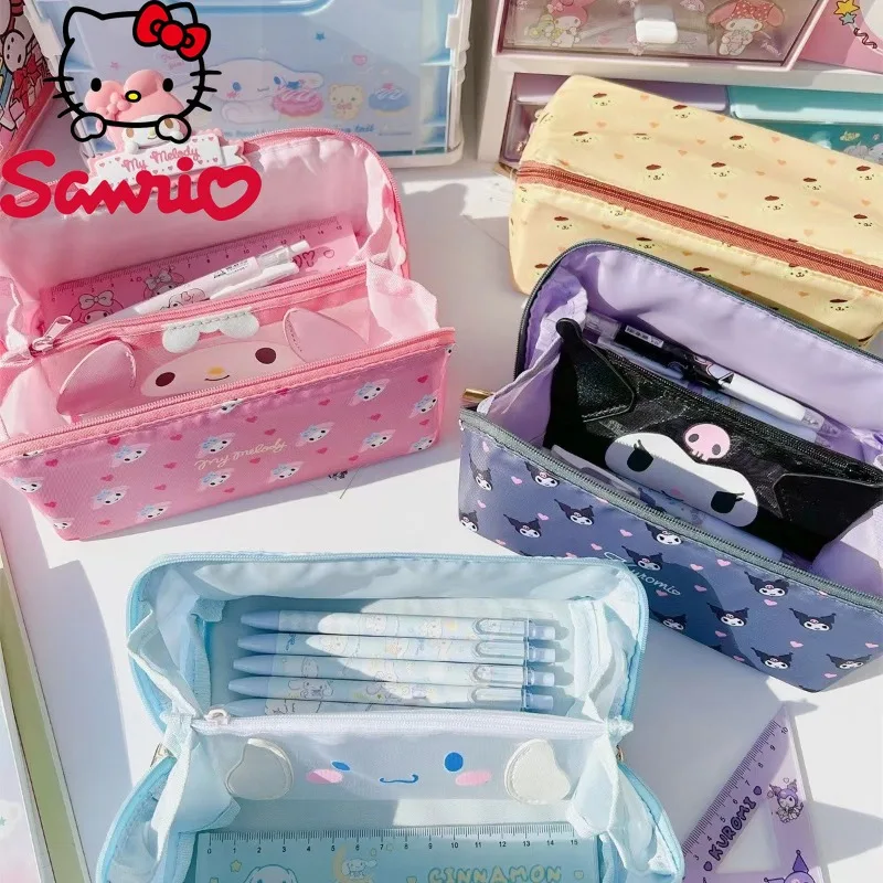 New Women's Makeup Bag Fashionable High Quality Student Pen Case Cartoon Versatile Large Capacity Multi Functional Storage Bag
New Women's Makeup Bag Fashionable High Quality Student Pen Case Cartoon Versatile Large Capacity Multi Functional Storage Bag