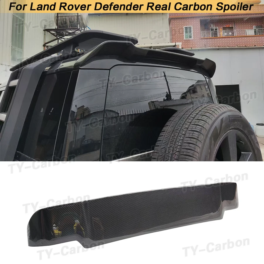 For Land Rover Defender 90 110 2020-2023 Rear Roof Spoiler Lip Wing Real Carbon Fiber Car Trunk Lid Window Splitter Flap Trim
For Land Rover Defender 90 110 2020-2023 Rear Roof Spoiler Lip Wing Real Carbon Fiber Car Trunk Lid Window Splitter Flap Trim