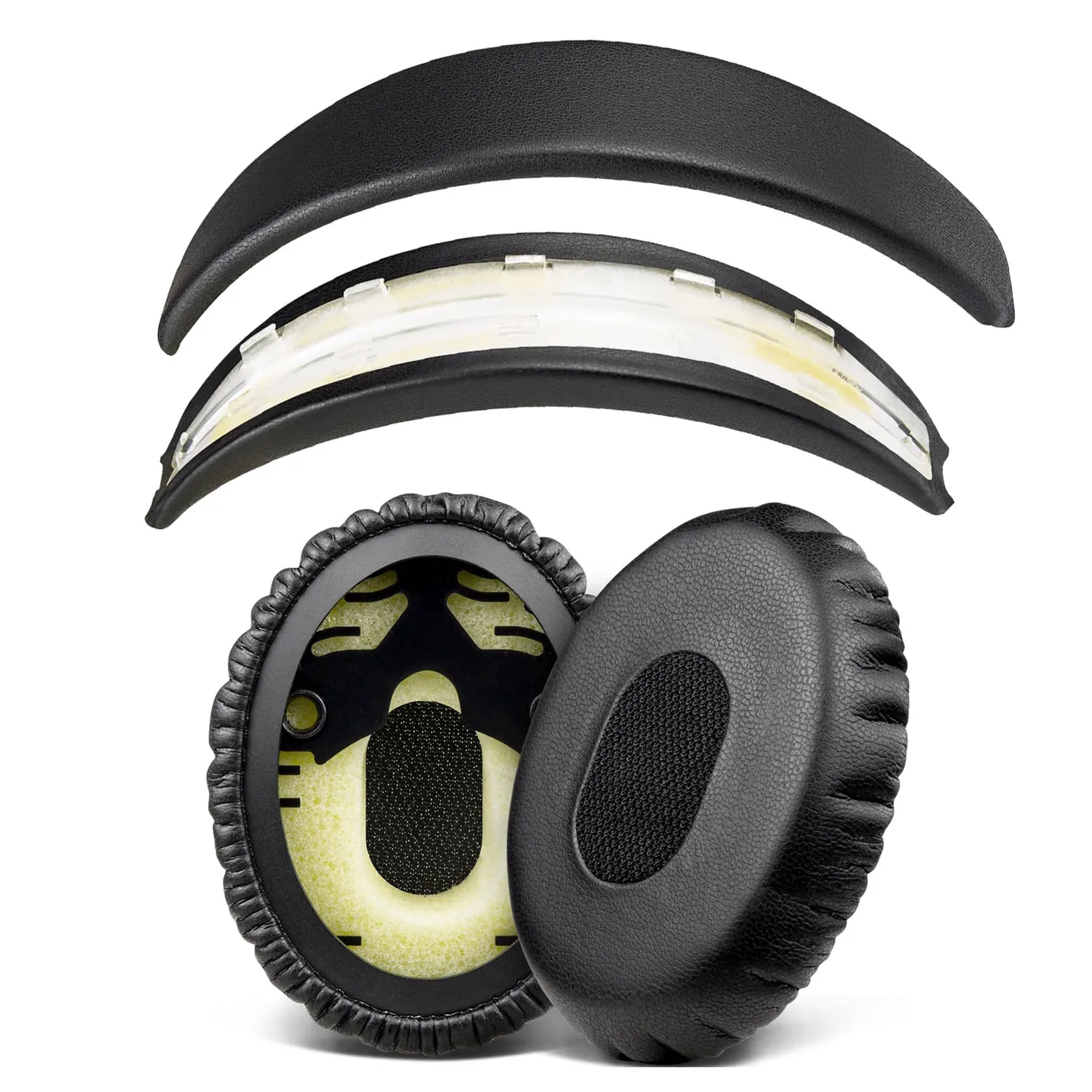 Snap On Headband & Earpads for Bose QuietComfort 3(QC3) QC 3 Headphone Replacement Headstrap Ear Pad Cushion (Do Not Fit OE1) Snap On Headband & Earpads for Bose QuietComfort 3(QC3) QC 3 Headphone Replacement Headstrap Ear Pad Cushion (Do Not Fit OE1)