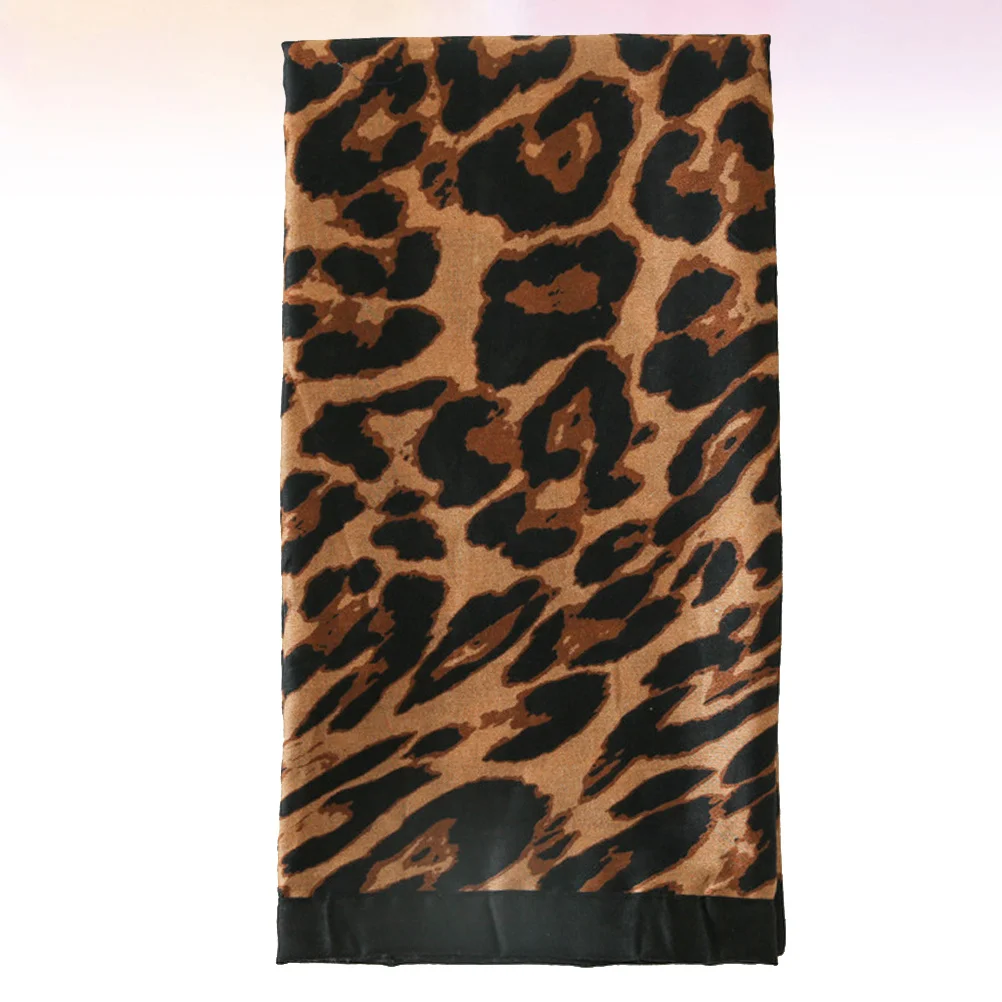 Black Leopard Scarf Fashion Women Shawl Creative Beach Travel Sun Block Scarf Coffee Leopard 180x100cm Stylish Autumn Winter 
Black Leopard Scarf Fashion Women Shawl Creative Beach Travel Sun Block Scarf Coffee Leopard 180x100cm Stylish Autumn Winter
