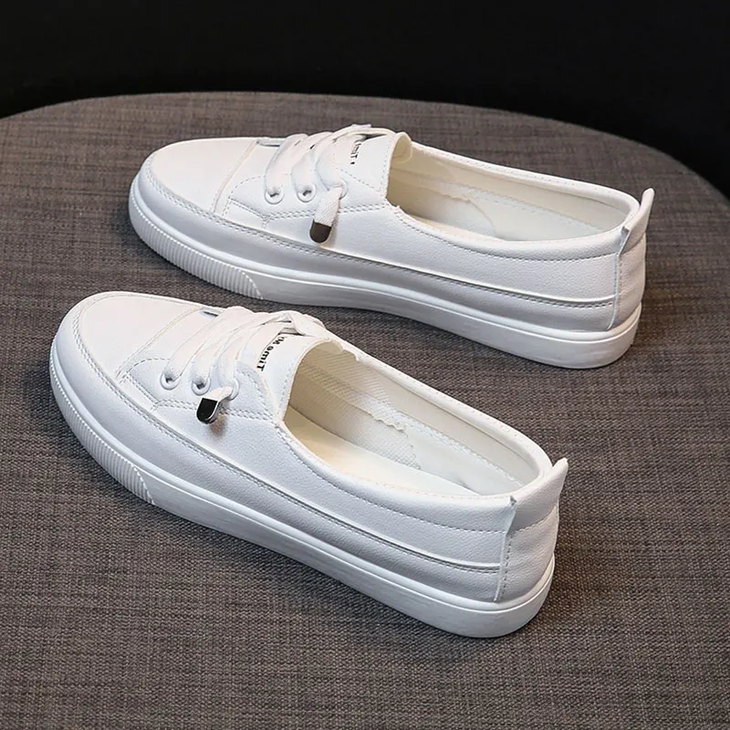 Women's Slip-On Shoes Spring Season Breathable Student Versatile Trendy Shoes Korean Style Flat Heel Comfortable All-Match
Women's Slip-On Shoes Spring Season Breathable Student Versatile Trendy Shoes Korean Style Flat Heel Comfortable All-Match