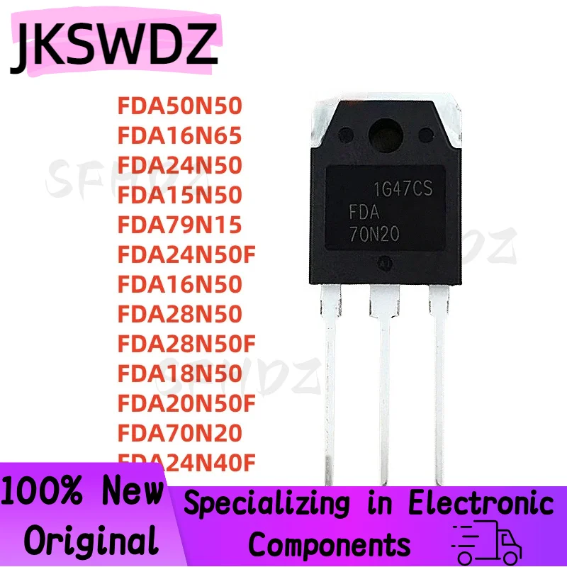 5PCS FDA50N50 FDA15N50 FDA16N50 FDA18N50 FDA16N65 FDA28N50F FDA24N50F FDA24N50 FDA24N40F FDA28N50 FDA20N50F FDA79N15 FDA70N20
5PCS FDA50N50 FDA15N50 FDA16N50 FDA18N50 FDA16N65 FDA28N50F FDA24N50F FDA24N50 FDA24N40F FDA28N50 FDA20N50F FDA79N15 FDA70N20