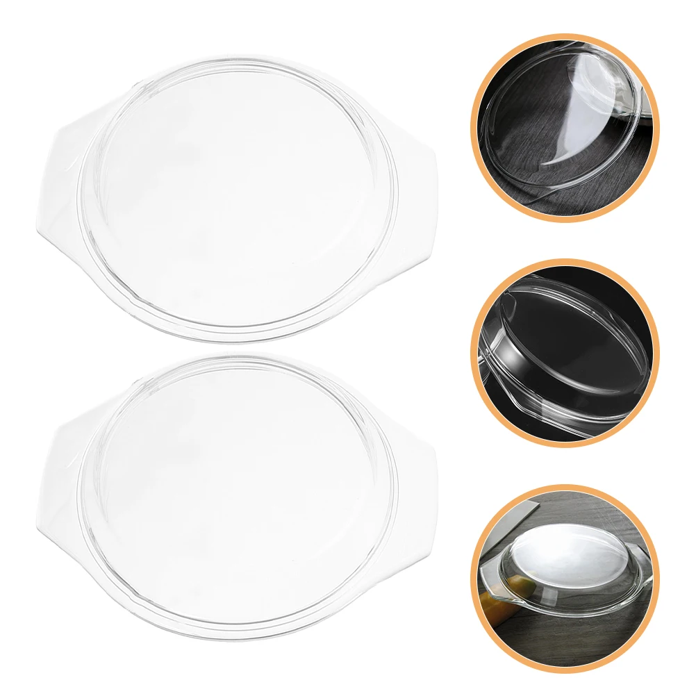 2 Pcs Microwave Oven Glass Cover Heat Resistant Anti Splash Splatter Guard for Food Steaming Dome Lid Dishwasher Safe
2 Pcs Microwave Oven Glass Cover Heat Resistant Anti Splash Splatter Guard for Food Steaming Dome Lid Dishwasher Safe