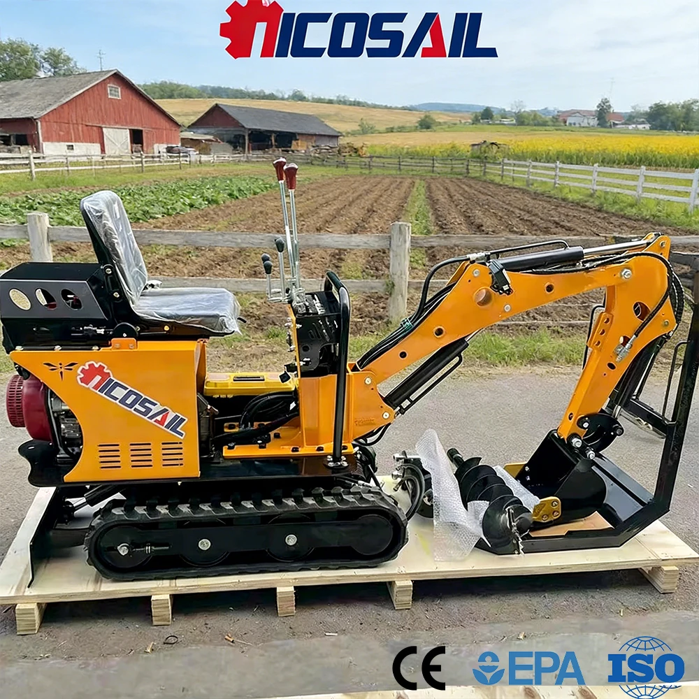 Nicosail 1.2 Ton Small Digger CE Approved Long Service Life Stable Power for Farmland Orchard Work
Nicosail 1.2 Ton Small Digger CE Approved Long Service Life Stable Power for Farmland Orchard Work