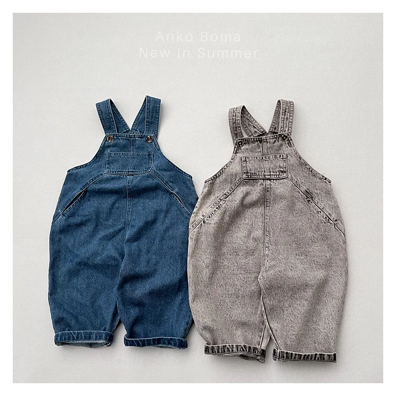 2025 Summer New Children Denim Overalls Solid Girls Vintage Casual Jumpsuit Fashion Kids Jeans Bib Boys Strap Trousers
2025 Summer New Children Denim Overalls Solid Girls Vintage Casual Jumpsuit Fashion Kids Jeans Bib Boys Strap Trousers