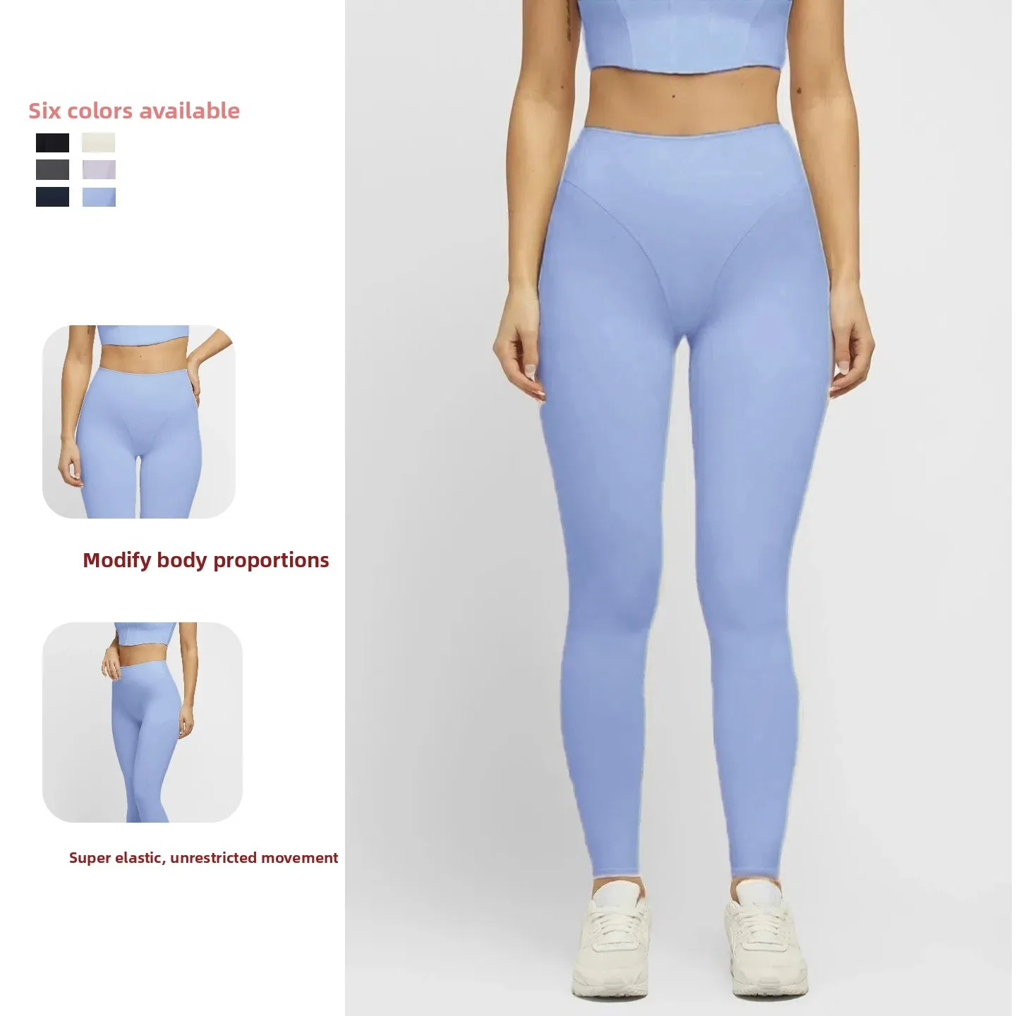 High waist hip lift yoga pants nine-point pants women elastic leggings training wear solid color outdoors running fitness pants
High waist hip lift yoga pants nine-point pants women elastic leggings training wear solid color outdoors running fitness pants
