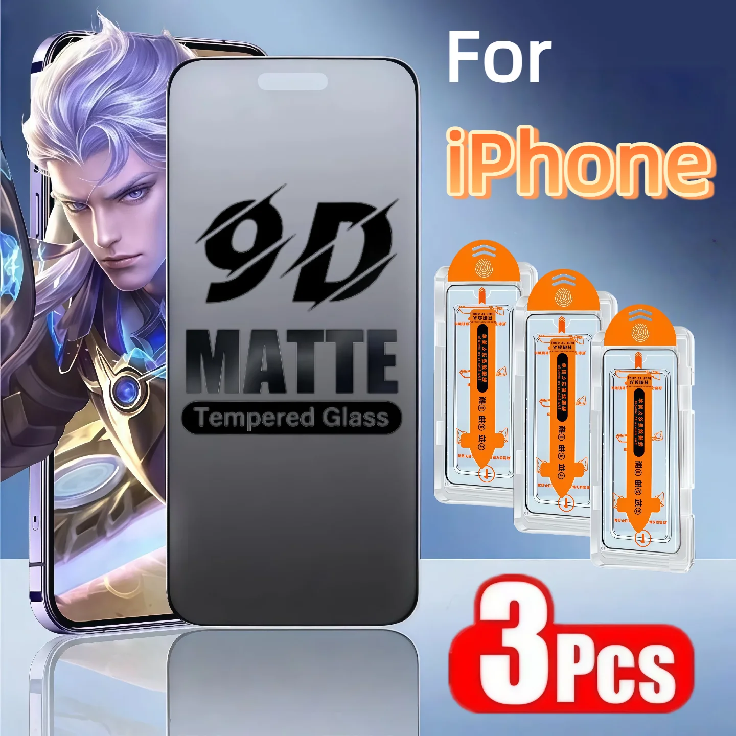 Комплект из 3 матовых защитных стекол HD для iPhone 17/16/15/14/13 Pro Max Plus: защита от пыли и пузырьков
Комплект из 3 матовых защитных стекол HD для iPhone 17/16/15/14/13 Pro Max Plus: защита от пыли и пузырьков