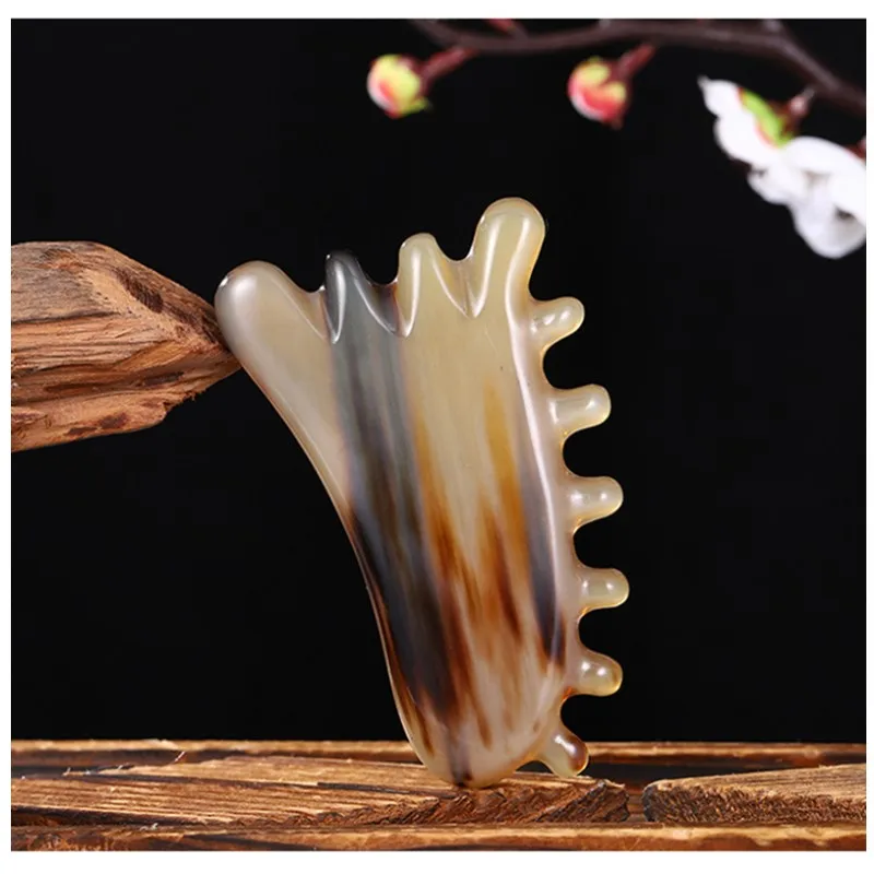 Natural Horn Scraping Gua Sha Massage Board Facial Eye Lifting Wrinkle Removal Acupuncture Spa Beauty Care Tool
Natural Horn Scraping Gua Sha Massage Board Facial Eye Lifting Wrinkle Removal Acupuncture Spa Beauty Care Tool