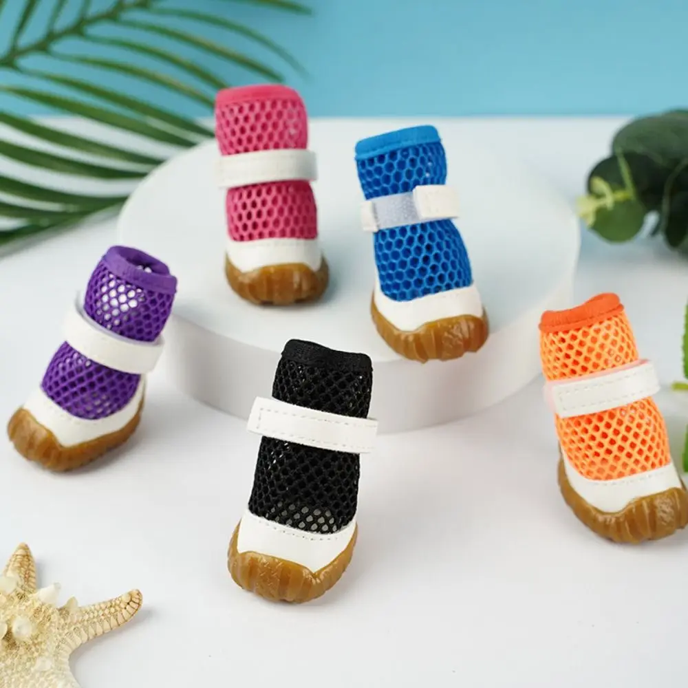 Summer Hollow Out Breathable Dog Shoes Soft Anti-Slip Outdoor Footwear for Small Dogs Chihuahua Teddy
Summer Hollow Out Breathable Dog Shoes Soft Anti-Slip Outdoor Footwear for Small Dogs Chihuahua Teddy