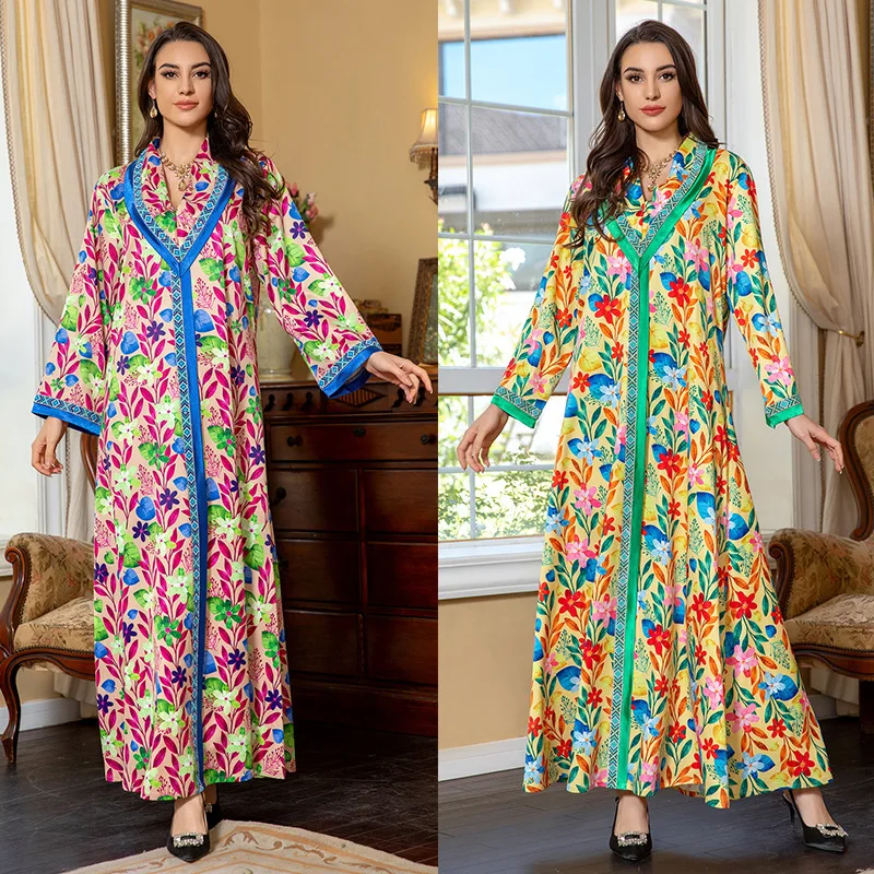 Ab362 2026 Spring New Women's Clothing Casual Fashion Lady Clothes Dress Long Dress Robe Abaya Ramadan Dubai Luxury Islam Elegan
Ab362 2026 Spring New Women's Clothing Casual Fashion Lady Clothes Dress Long Dress Robe Abaya Ramadan Dubai Luxury Islam Elegan