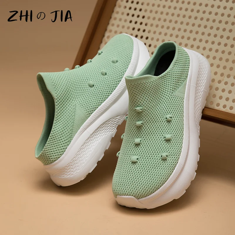 Couple Large Casual Wide Head Shoes Men Women Knitted Half Slippers Spring Summer Mesh Breathable Lightweight Sneakers 36-46
Couple Large Casual Wide Head Shoes Men Women Knitted Half Slippers Spring Summer Mesh Breathable Lightweight Sneakers 36-46