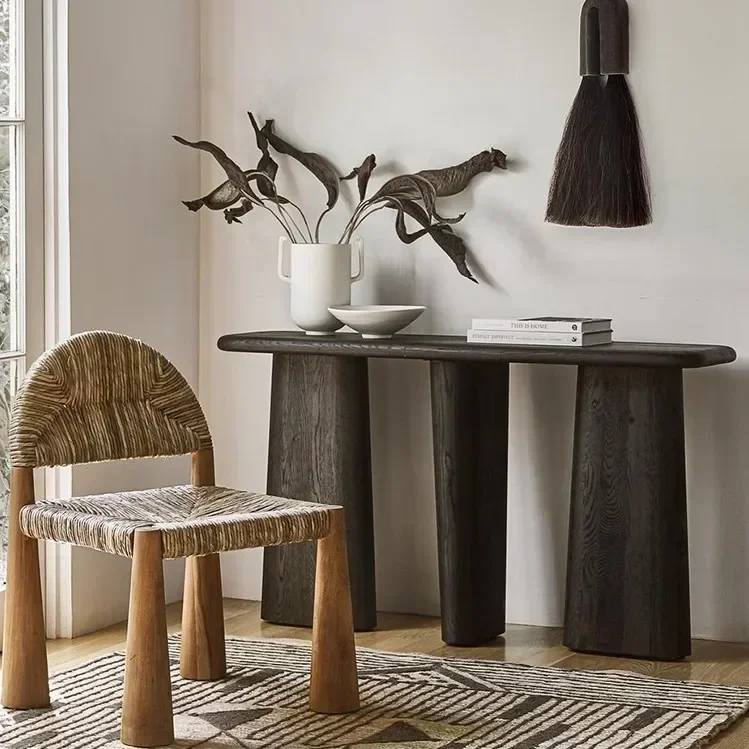 Стол для входа в стол из цельного дерева в стиле Юго-Восточной Азии уникальной формы
Стол для входа в стол из цельного дерева в стиле Юго-Восточной Азии уникальной формы