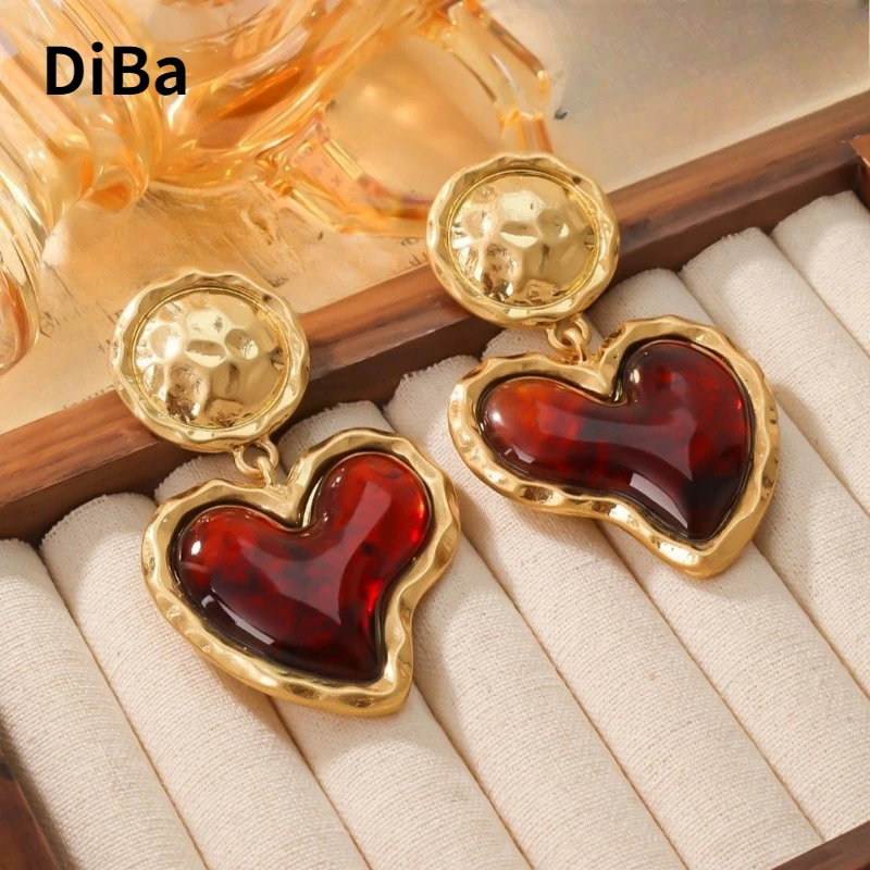 Fashion Jewelry Vintage Temperament Irregular Heart Dangle Earrings For Women Party Gifts Delicate Design Ear Accessories
Fashion Jewelry Vintage Temperament Irregular Heart Dangle Earrings For Women Party Gifts Delicate Design Ear Accessories
