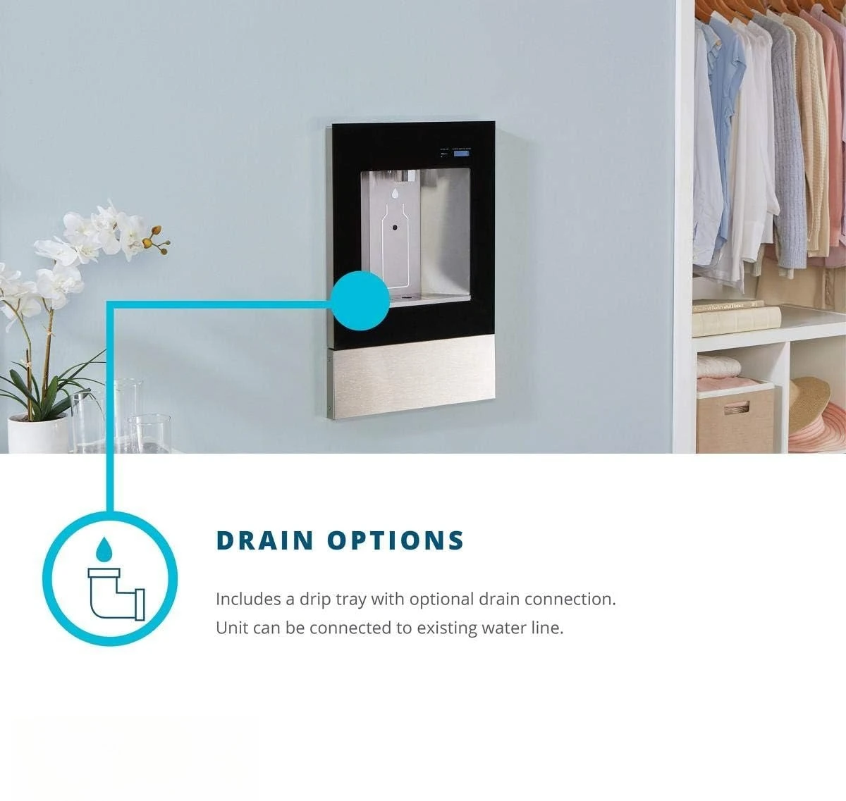 LBWD06K Liv Recessed Refrigerated Bottle Filling Station with Hands Free Operation and Filter - Midnight
LBWD06K Liv Recessed Refrigerated Bottle Filling Station with Hands Free Operation and Filter - Midnight