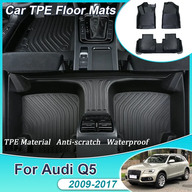 Car Floor Mats For Audi Q5 SQ5 8R 2009-2017 2015 2016 TPE Material Anti-dirty Anti-slip Foot pad Cover Carpet Pad Car interior
Car Floor Mats For Audi Q5 SQ5 8R 2009-2017 2015 2016 TPE Material Anti-dirty Anti-slip Foot pad Cover Carpet Pad Car interior