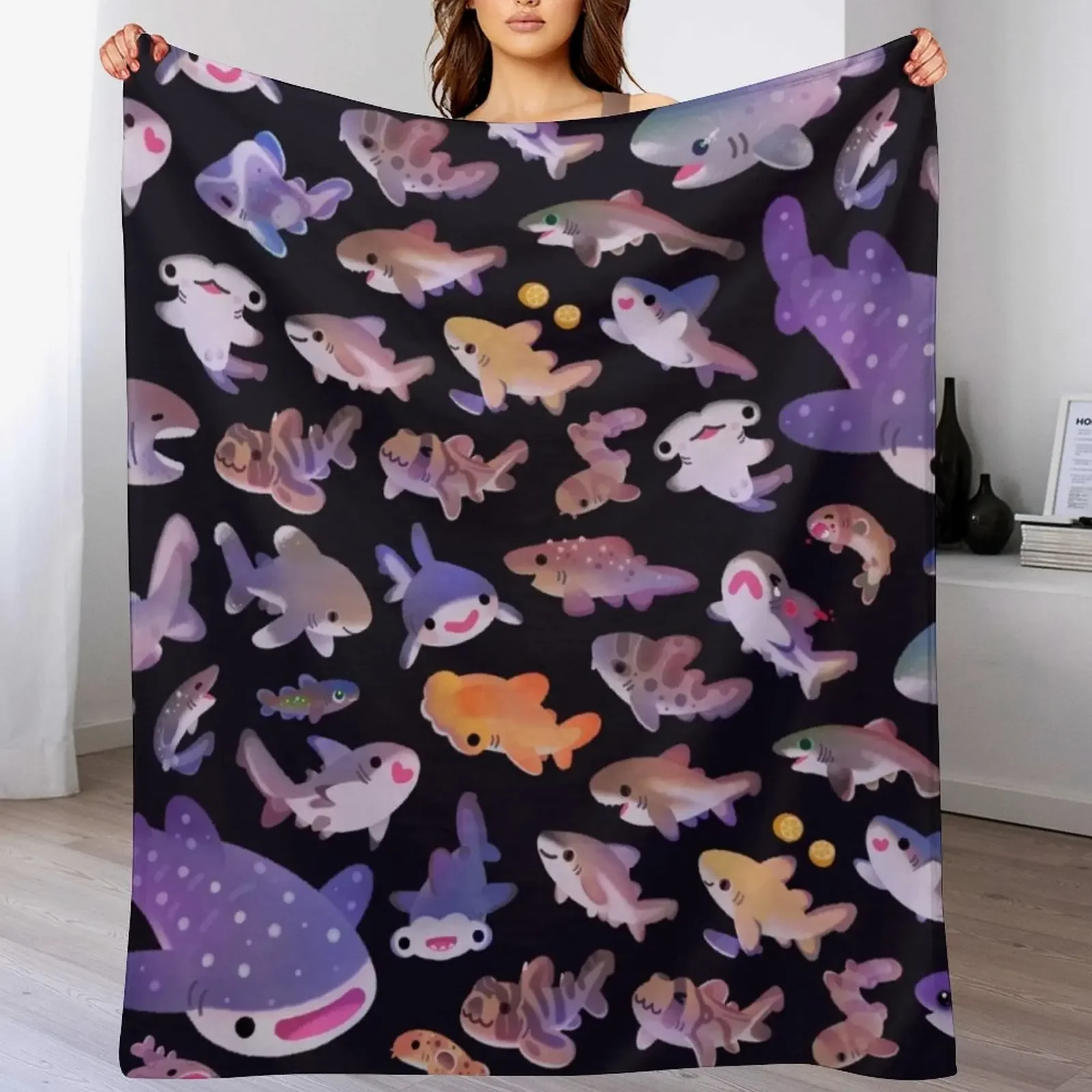 Shark day 2 Throw Blanket Flannel Fleece Soft Warm Throw Blanket
Shark day 2 Throw Blanket Flannel Fleece Soft Warm Throw Blanket